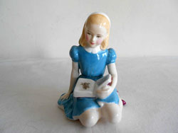 Alice HN2158 - Royal Doulton Figurine. Series: Child Study, Designer: Peggy Davies, Issued: 1960-1981.