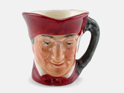 The Original Doulton Tinies - Cardinal D6258, Modelled by Charles Noke & Harry Fenton, Issued: 1940-1960.