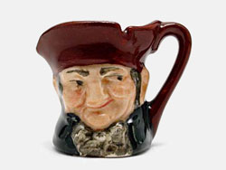 The Original Doulton Tinies - Old Charley D6144, Modelled by Charles Noke & Harry Fenton, Issued: 1940-1960.