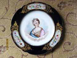 Sèvres Cabinet Plate c1780.